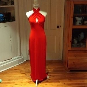 NEW VENUS Twist Neck Body Con Maxidress